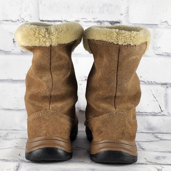 Sorel Icefall Snow Boots Women's Size 5 Brown Leather Waterproof Winter Booties - Picture 5 of 7